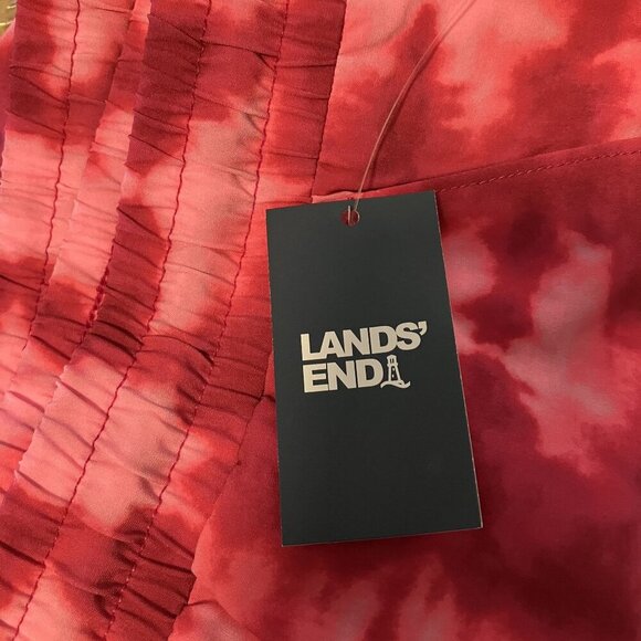 Lands' End NWT Kids Dark Berry Tie Dye Lightweight Joggers Bottoms Pants Size XL - Picture 4 of 9